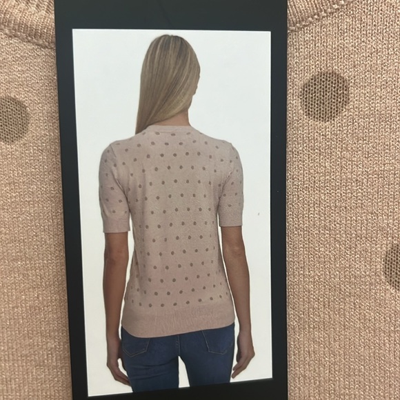 Baby pink Karl Lagerfield short sleeved sweater - Picture 6 of 6